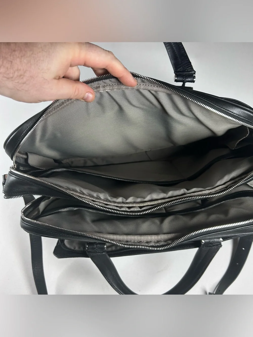 TUMI Alpha Ballistic Bag 93230D Organizer Laptop Brief Messenger Vintage